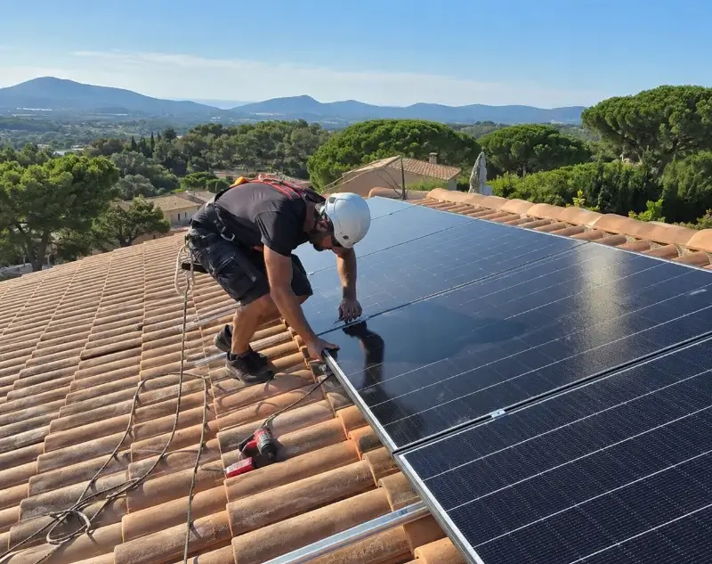 Installateur panneaux solaires Courçon — pose photovoltaïque sur toiture